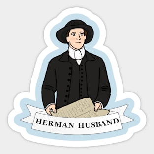 Herman Husband V.2 (Large Design) Sticker